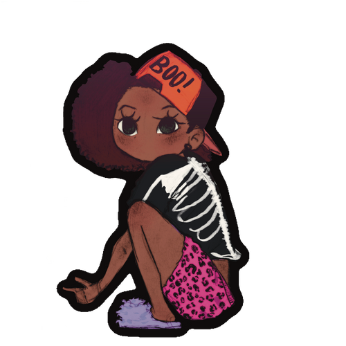 Boo! Sticker